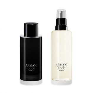 CODE PARFUM 125ML & COFFRET RECHARGEABLE