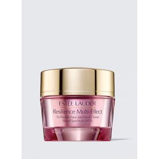 Crème hydratante multi-effets Resilience Tri-Peptide visage et cou SPF 15