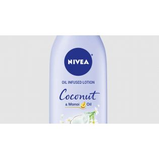 Lotion infusée d'huile à l'huile de noix de coco et de monoï